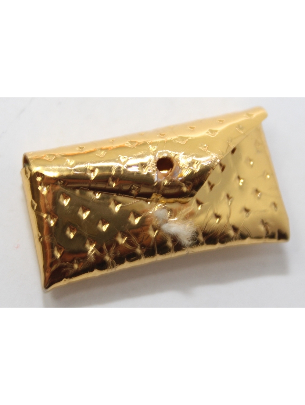 Vintage 1960s Barbie Gold Dimple Clutch Purse - Mattel PAK Clothing - Original